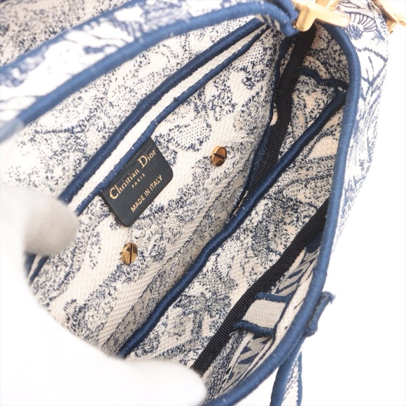 SOLD OUT ❌ Christian Dior Toile De Jouy Saddle Bag Medium - Picture 5 of 8